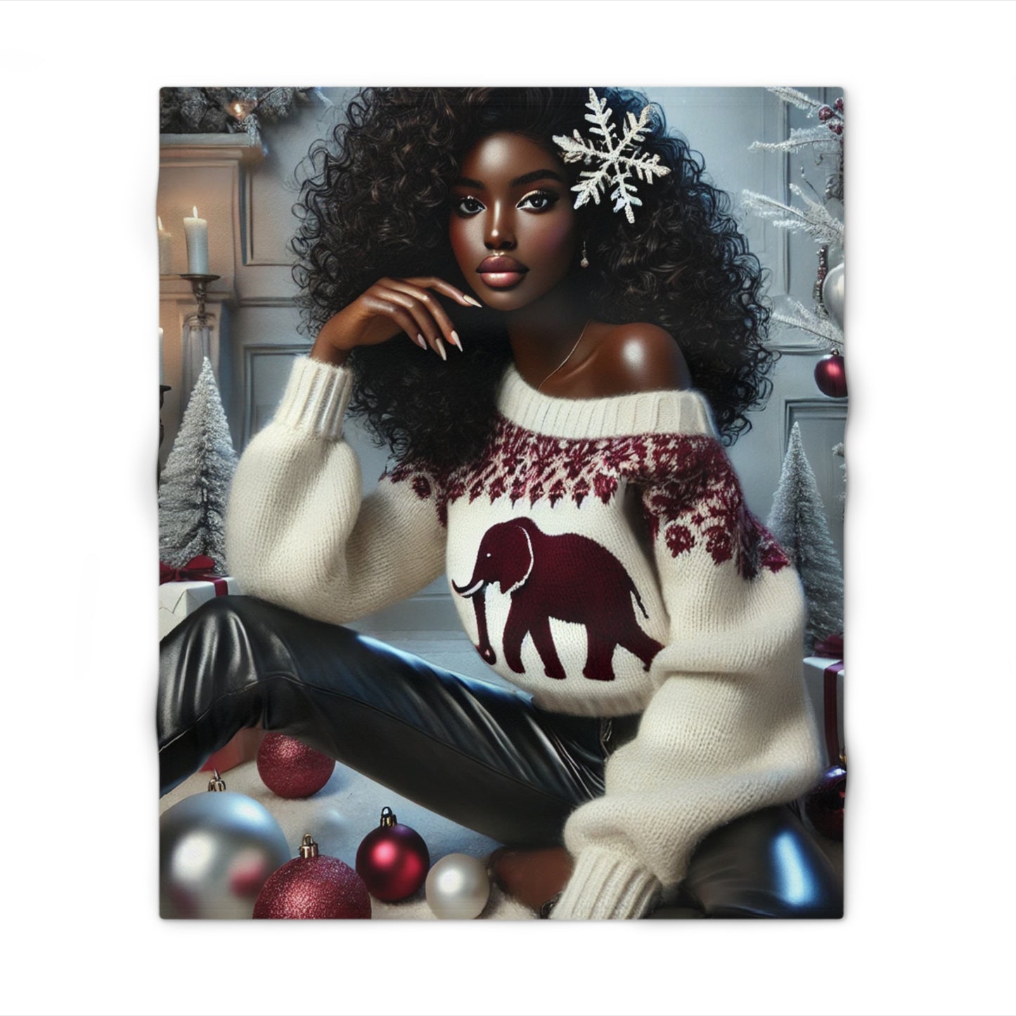 DELTA Woman Throw Blanket