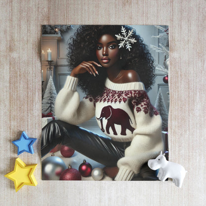 DELTA Woman Throw Blanket