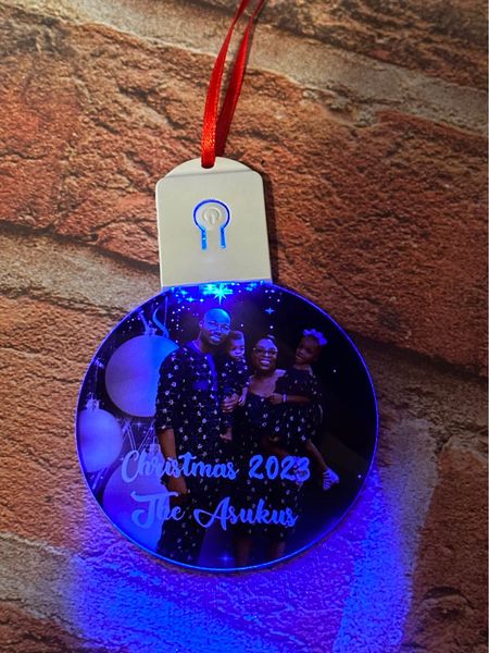 Custom LED Christmas Ornament