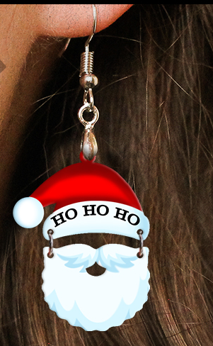 Split Santa Earring Set
