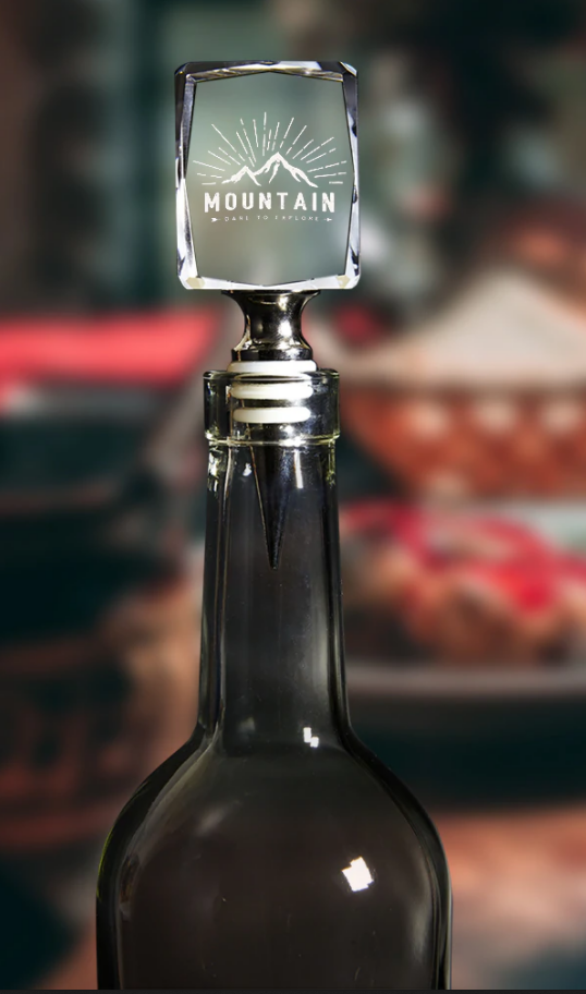 3D CRYSTAL WINE BOTTLE STOPPER