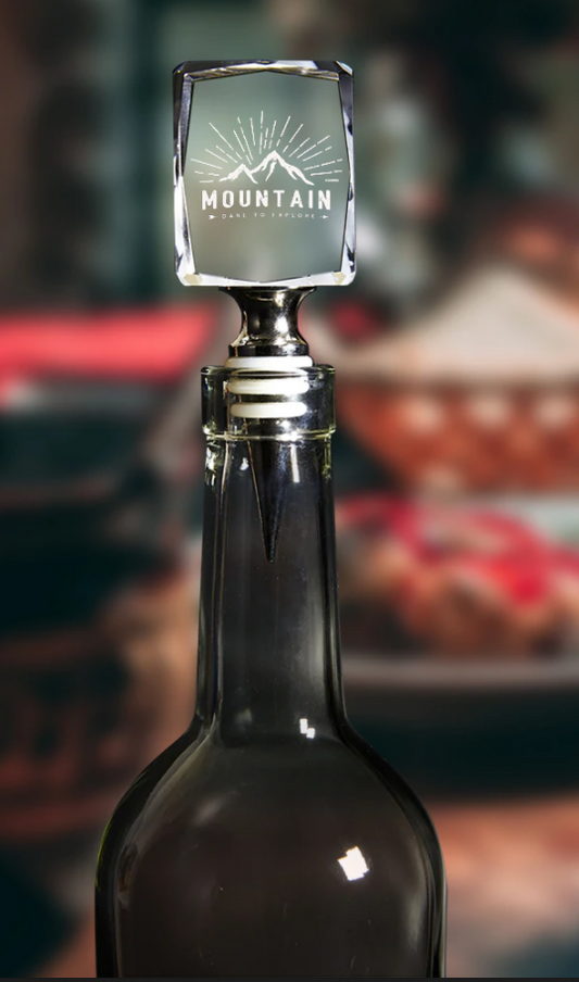3D CRYSTAL WINE BOTTLE STOPPER