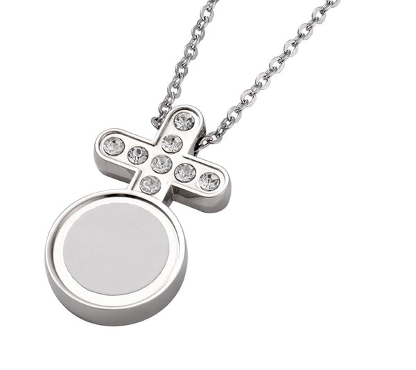 Sublimation Cross Blank Necklaces