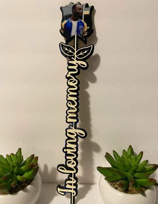 In Loving Memory rose, memorial loved one memory gift, Rest In Peace rose