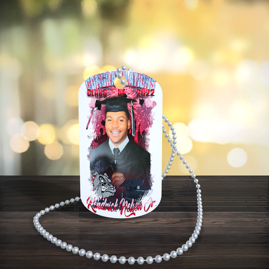 Graduation Dog Tag
