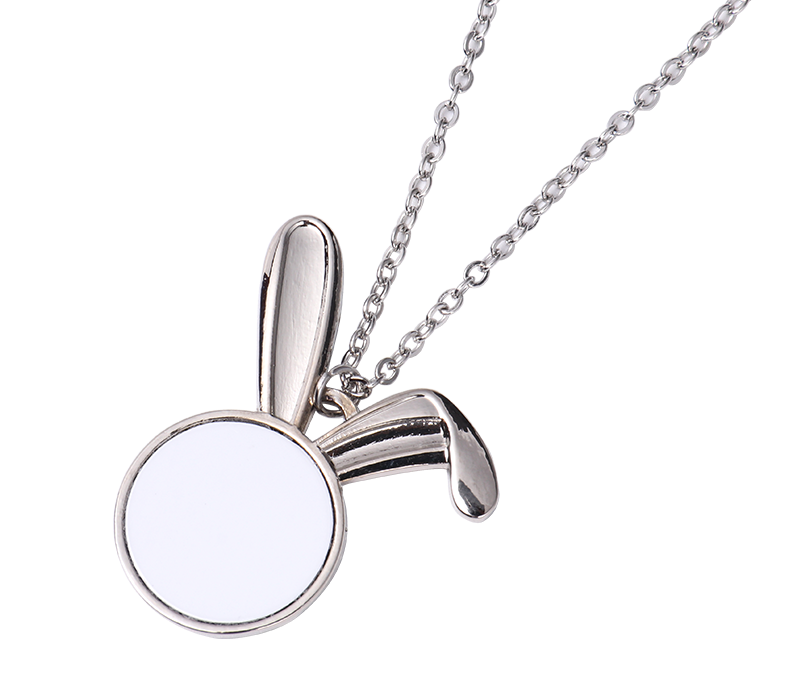 Sublimation Bunny Necklace
