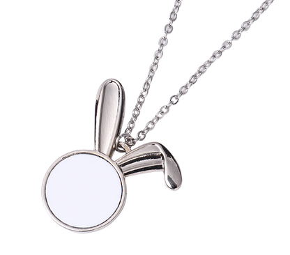Sublimation Bunny Necklace