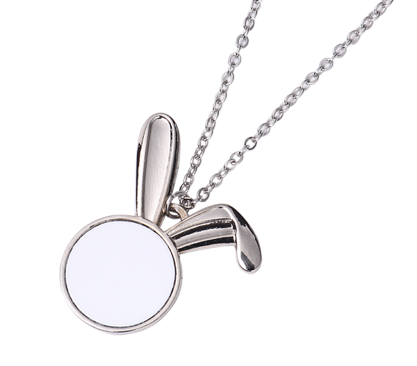 Sublimation Bunny Necklace