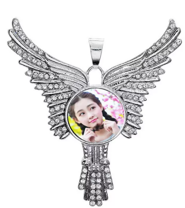 Large Angel Wing Sublimation Necklace-Custom – Rich Boys Custom Gifts