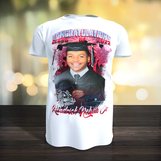 Custom Design Senior Graduation Photo Shirt-Sublimation