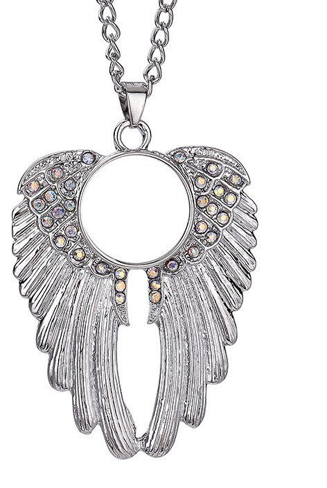 Bling Angel Wing Necklace - Sublimation Jewelry – Necklace