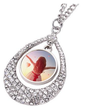 Bling Teardrop Necklace-Custom