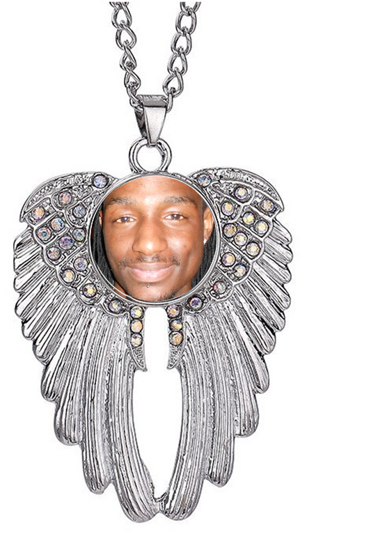 Bling Angel Wing Necklace-Custom